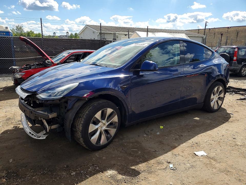 TESLA MODEL Y 2021 with VIN 5YJYGDEE0MF146187 - Photo from auction