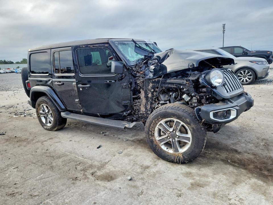 Снимка 4 от търг – 2022 JEEP WRANGLER UNLIMITED с VIN 1C4HJXEM3NW241821