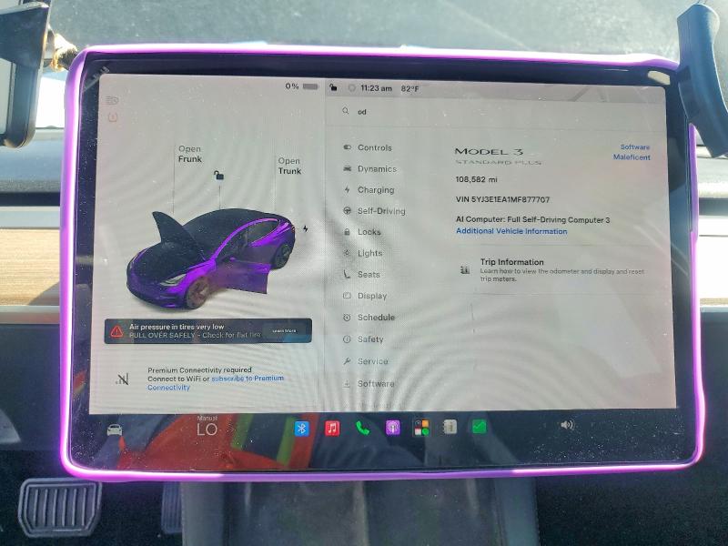 صورة رقم 9 من المزاد - 2021 TESLA MODEL 3 مع VIN 5YJ3E1EA1MF877707