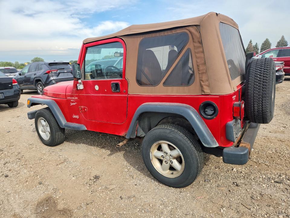 Photo 2 from auction – 2000 JEEP WRANGLER / TJ with VIN 1J4FA49S8YP799445