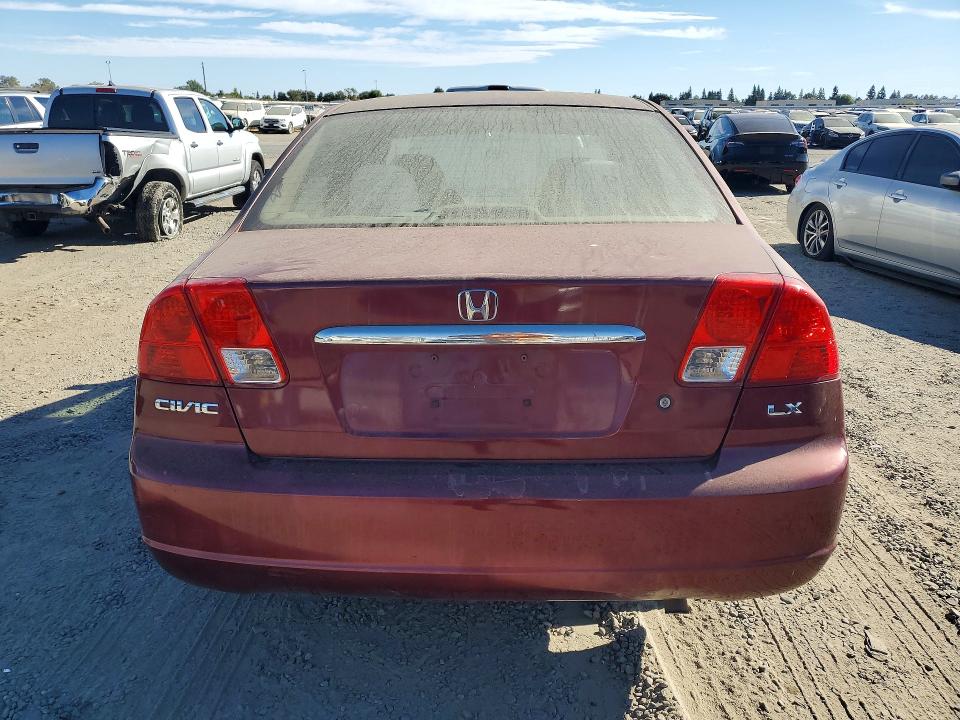 Photo 6 from auction – 2003 HONDA CIVIC with VIN 2HGES16513H596228