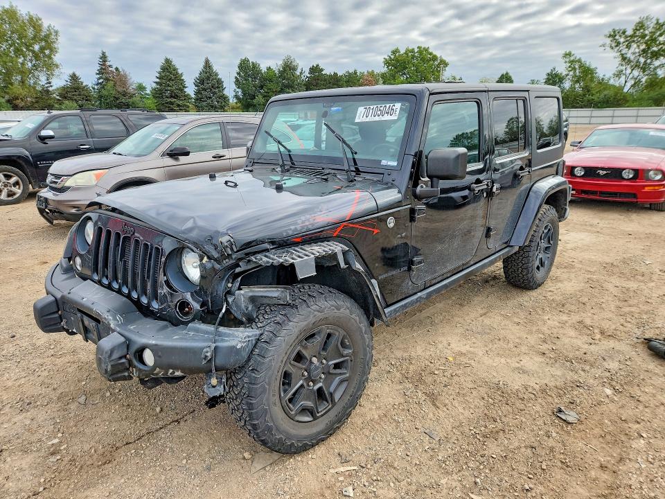 2016 JEEP WRANGLER UNLIMITED - Търг №70105046