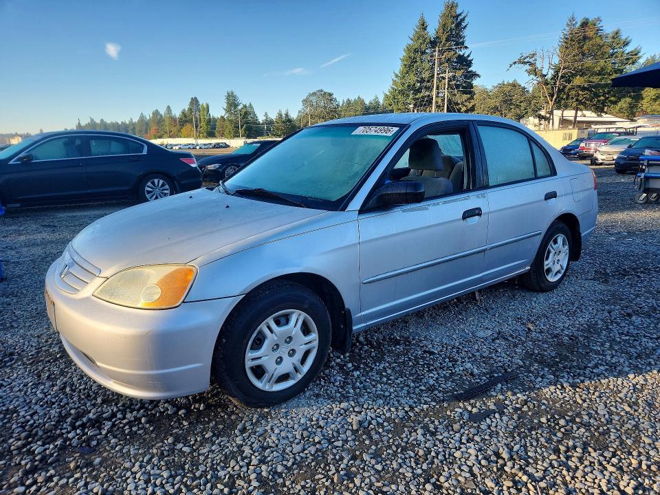 HONDA CIVIC 2001 with VIN 1HGES16521L075681 - Photo from auction