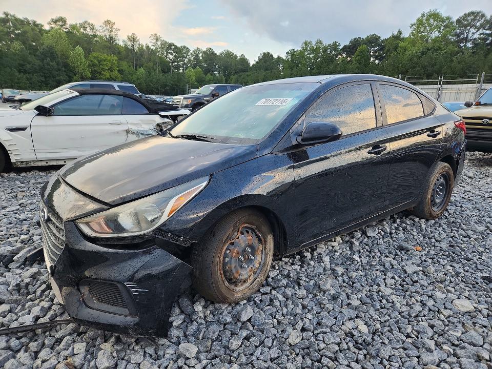 HYUNDAI ACCENT 2021 with VIN 3KPC24A66ME139614 - Photo from auction