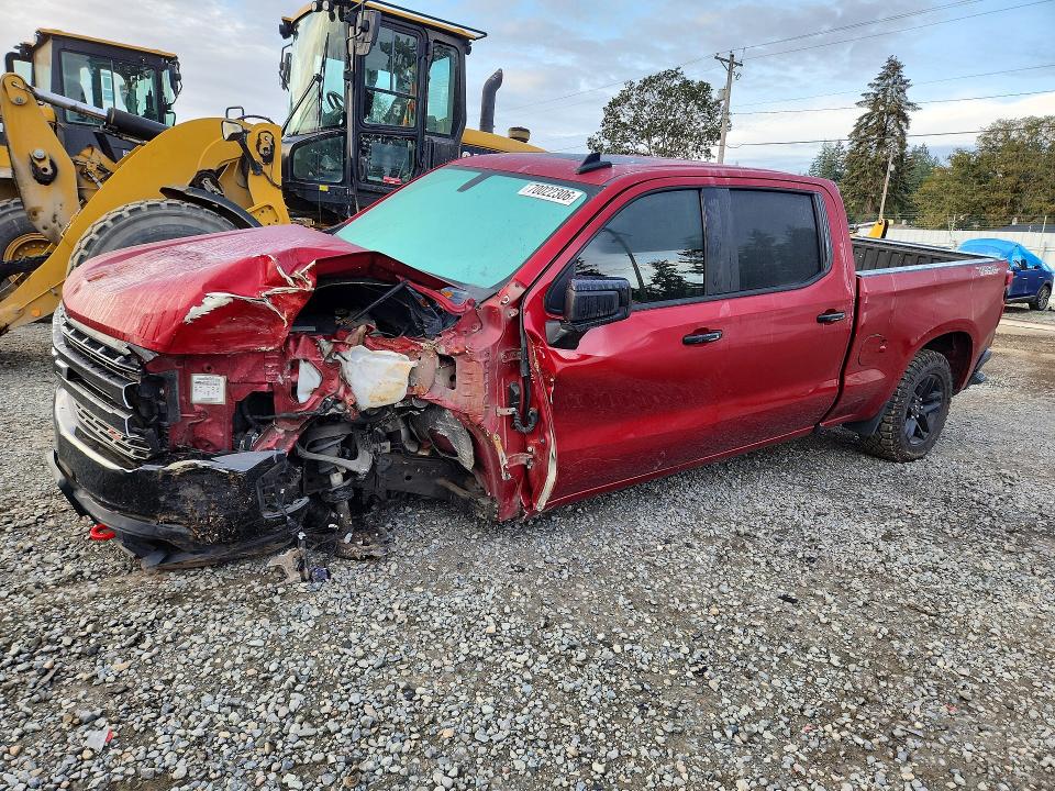 CHEVROLET SILVERADO 2019 with VIN 3GCPYFED7KG237542 - Photo from auction