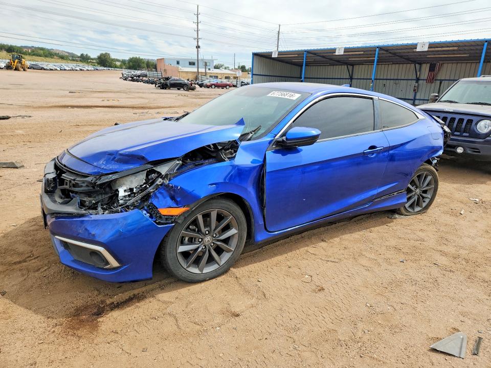 HONDA CIVIC 2020 с VIN 2HGFC3B3XLH351185 - Снимка от търг