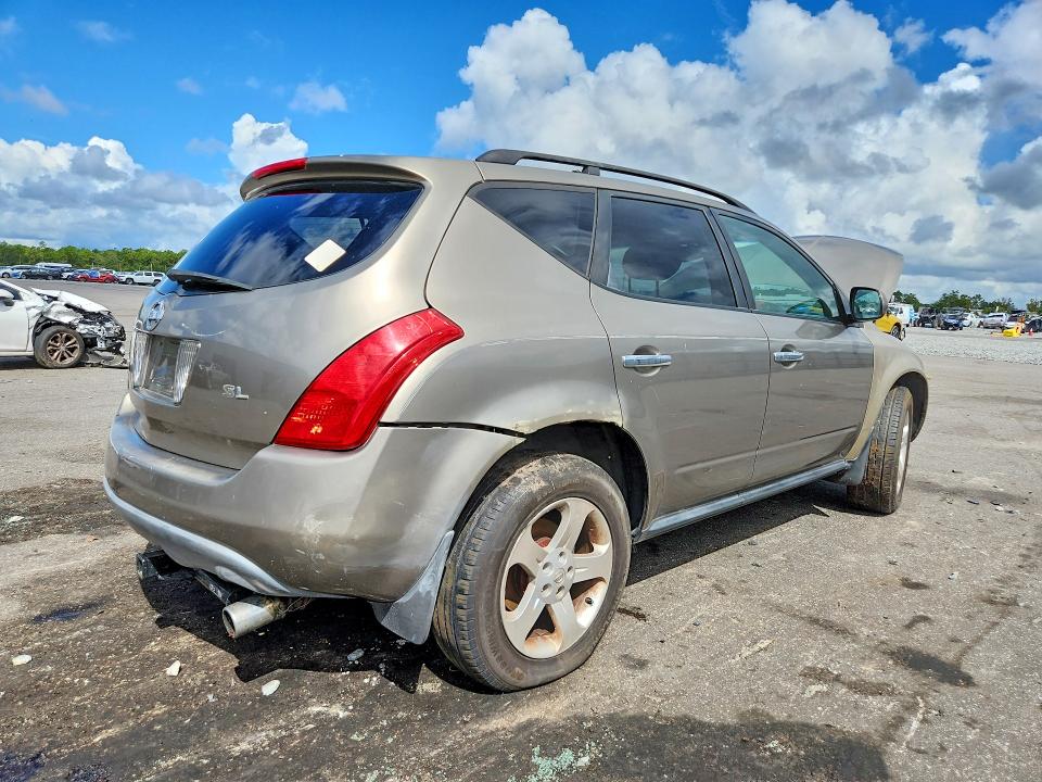 Photo 3 from auction – 2003 NISSAN MURANO with VIN JN8AZ08T93W119888