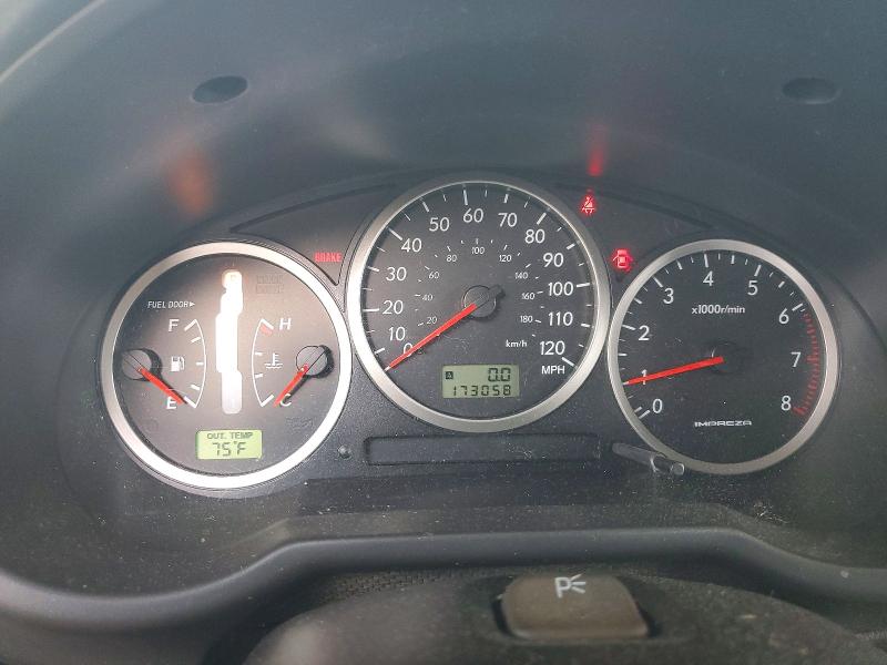 Photo 9 from auction – 2005 SUBARU IMPREZA with VIN JF1GG68565H818537