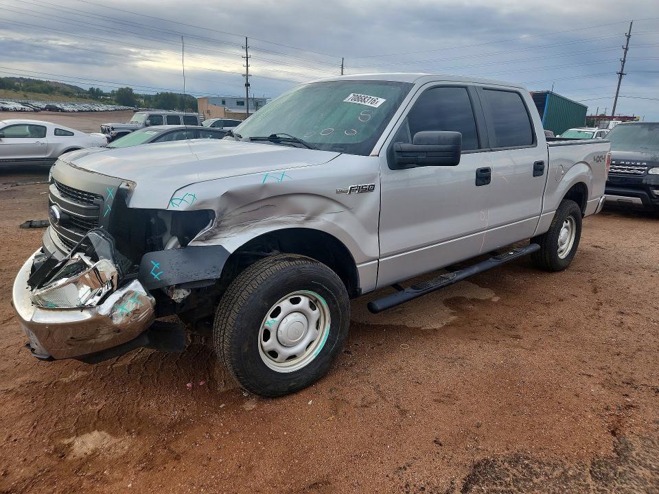 FORD F150 2013 with VIN 1FTFW1EF0DKE51032 - Photo from auction