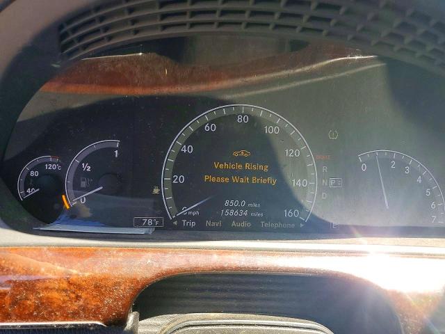 Photo 9 from auction – 2011 MERCEDES-BENZ S with VIN WDDNG8GB1BA368729