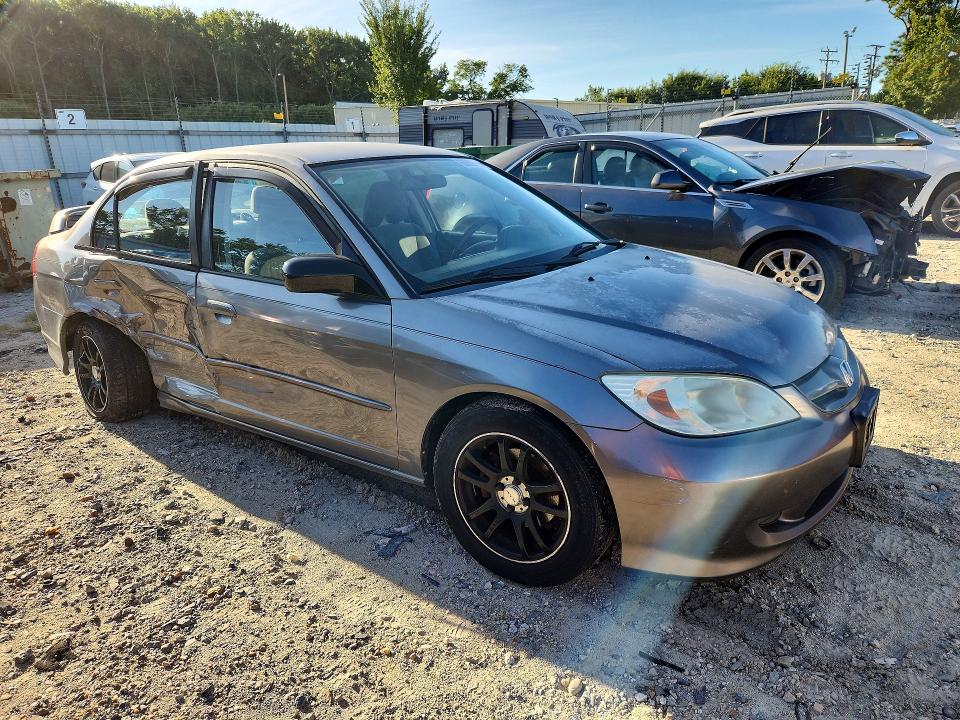 Photo 4 from auction – 2005 HONDA CIVIC with VIN 2HGES16535H621407