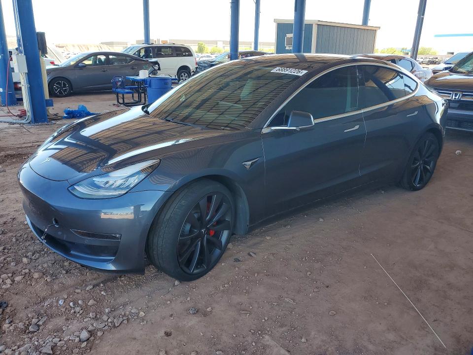 TESLA MODEL 3 2020 with VIN 5YJ3E1EC2LF736189 - Photo from auction