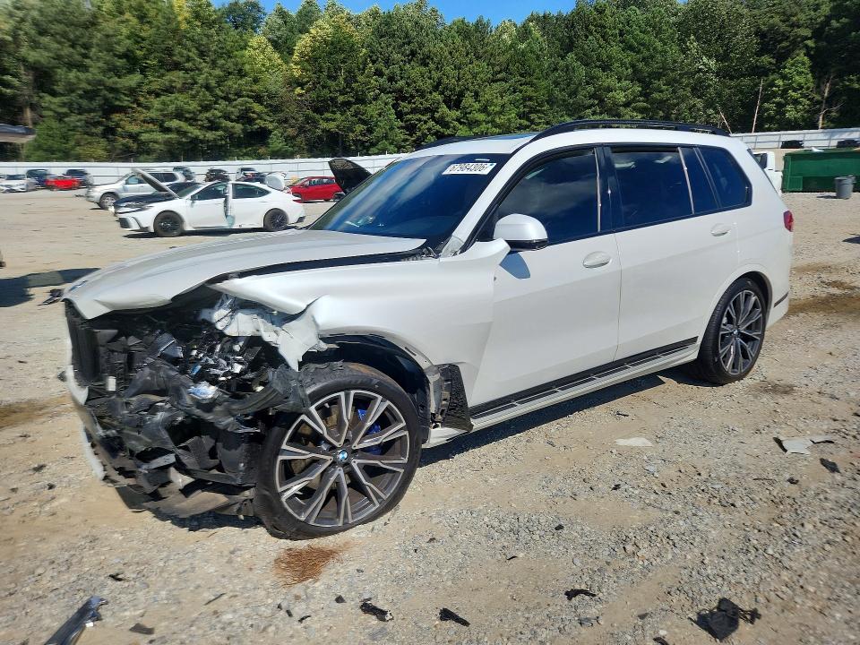 BMW X7 2021 с VIN 5UXCW2C04M9F78835 - Снимка от търг