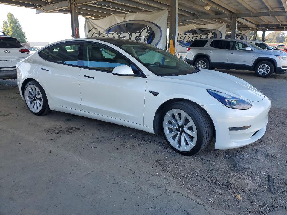 Photo 4 from auction – 2021 TESLA MODEL 3 with VIN 5YJ3E1EA6MF996059