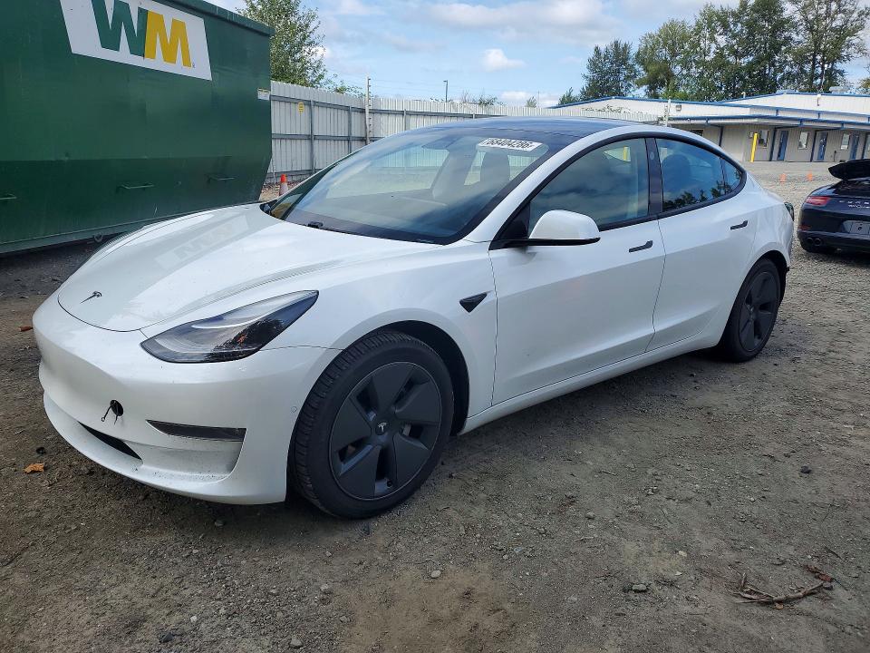 TESLA MODEL 3 2021 with VIN 5YJ3E1EB5MF044095 - Photo from auction