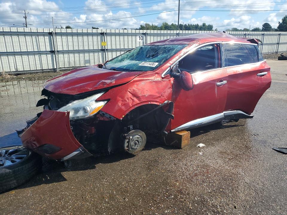 NISSAN MURANO 2016 with VIN 5N1AZ2MG3GN108876 - Photo from auction