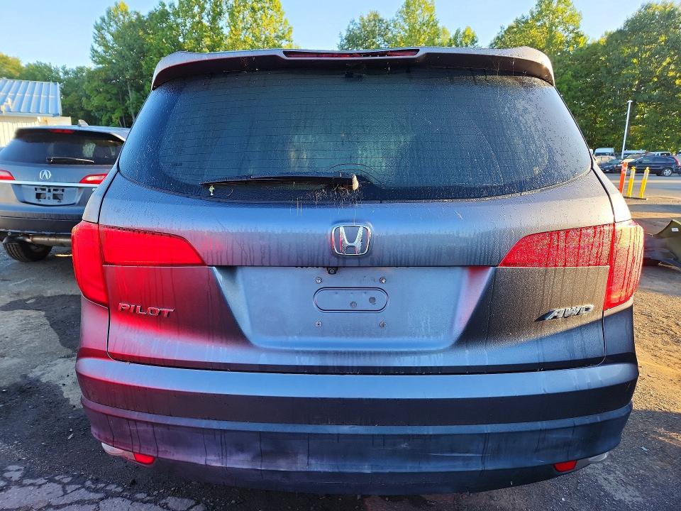 Photo 6 from auction – 2017 HONDA PILOT with VIN 5FNYF6H54HB002514