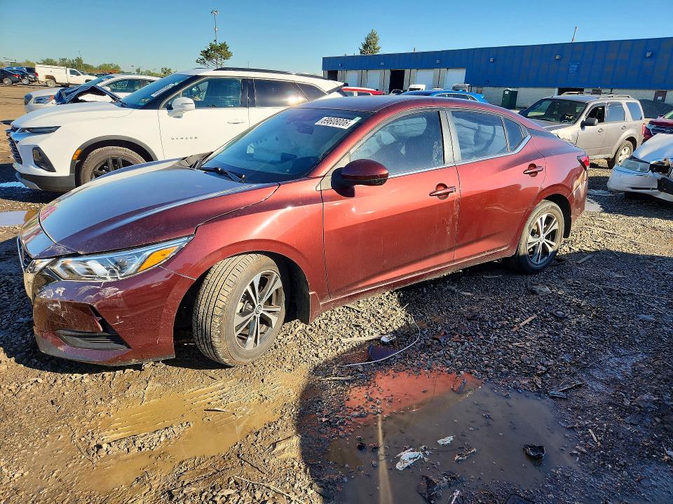 NISSAN SENTRA 2021 с VIN 3N1AB8CVXMY209877 - Снимка от търг