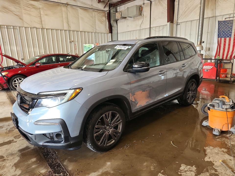 Photo 1 from auction – 2022 HONDA PILOT with VIN 5FNYF6H30NB018977