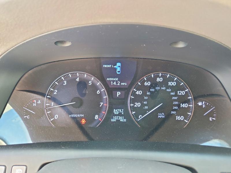 Photo 9 from auction – 2008 LEXUS LS with VIN JTHBL46F085061140