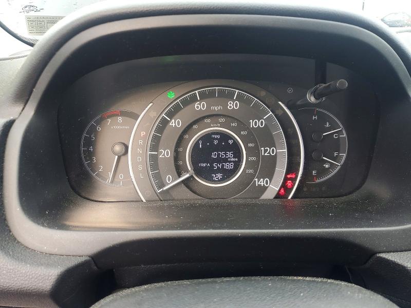 Photo 9 from auction – 2016 HONDA CR-V with VIN 2HKRM4H79GH663262