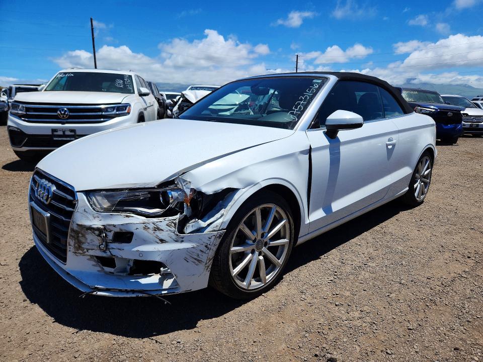 AUDI A3 2016 with VIN WAU67LFF7G1026048 - Photo from auction