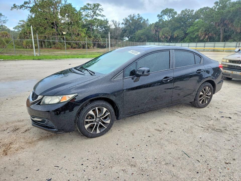 HONDA CIVIC 2013 with VIN 19XFB2F83DE000049 - Photo from auction