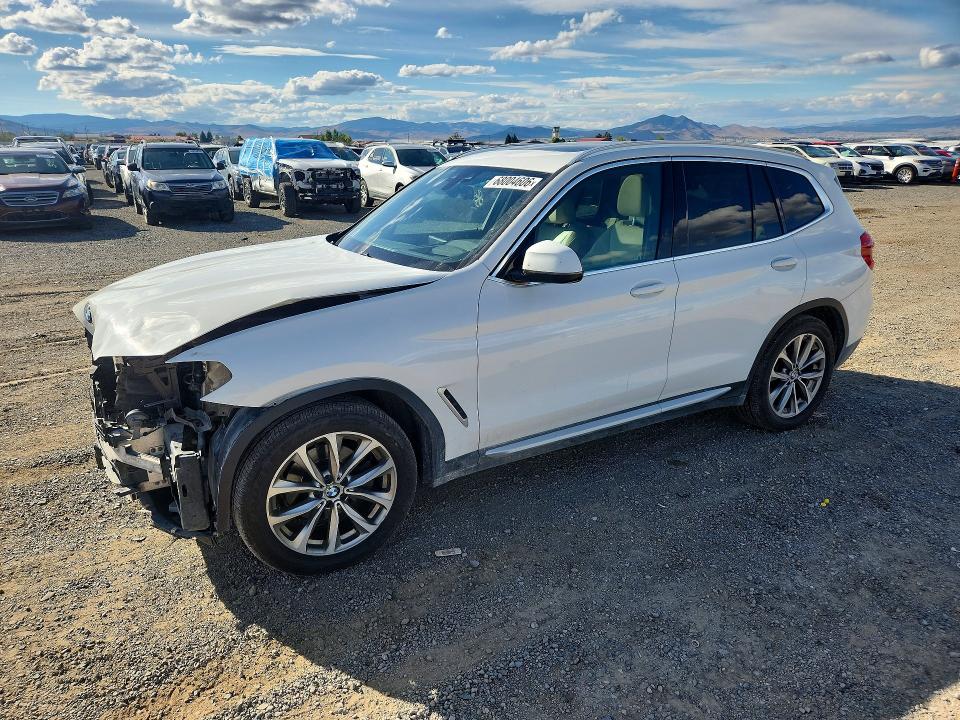 BMW X3 2019 with VIN 5UXTR9C54KLE15839 - Photo from auction