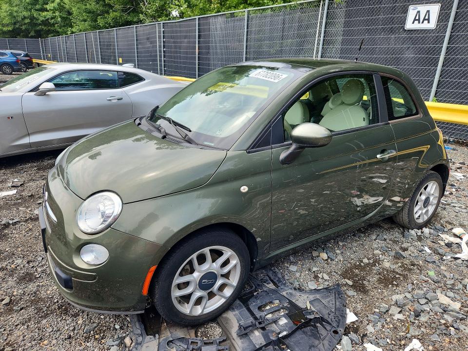 FIAT 500 2013 with VIN 3C3CFFAR6DT515917 - Photo from auction