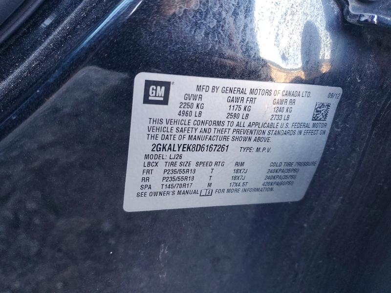 Фото 14 с аукциона – 2013 GMC TERRAIN с VIN 2GKALYEK8D6167261