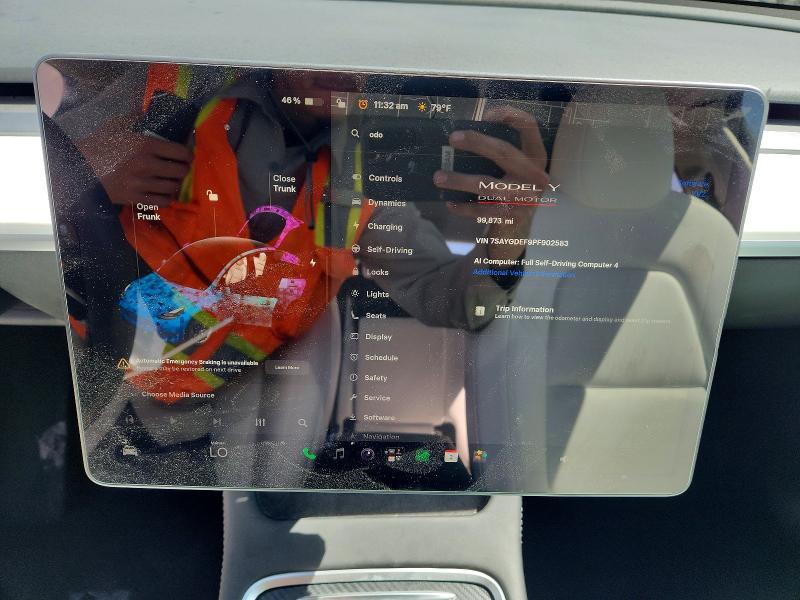 Снимка 9 от търг – 2023 TESLA MODEL Y с VIN 7SAYGDEF9PF902583