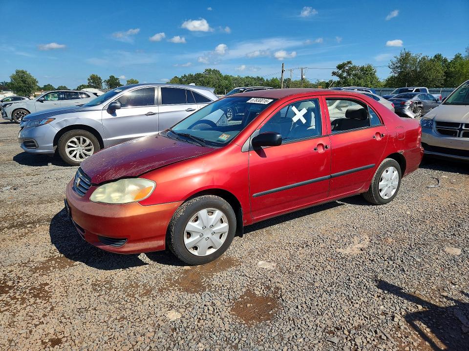 TOYOTA COROLLA 2003 with VIN 1NXBR32E83Z089365 - Photo from auction