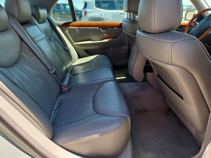 Photo 10 from auction – 2001 LEXUS LS with VIN JTHBN30F210033520