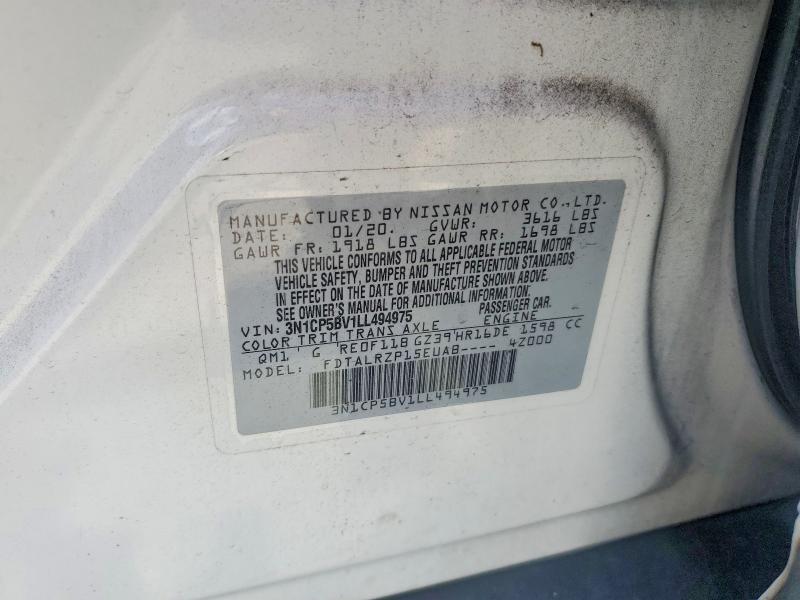 Снимка 14 от търг – 2020 NISSAN KICKS с VIN 3N1CP5BV1LL494975