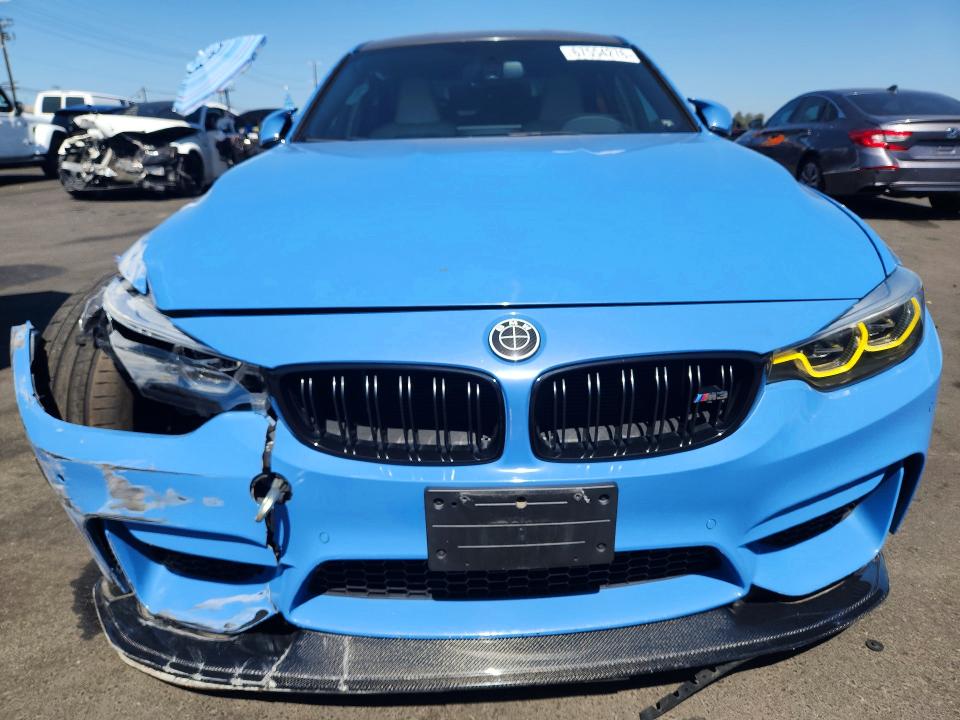 Foto 5 de la subasta – 2018 BMW M3 con VIN WBS8M9C53J5J80252
