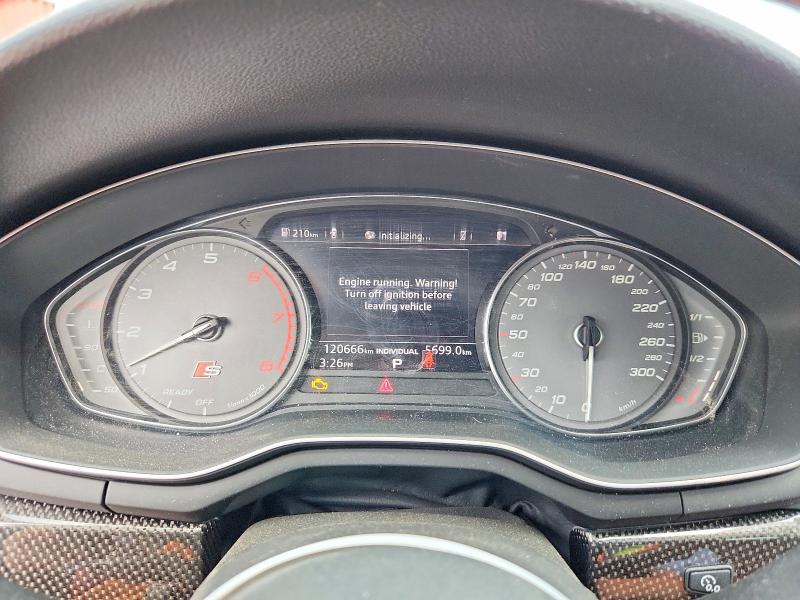 Photo 9 from auction – 2018 AUDI S5 with VIN WAUB4CF50JA106622