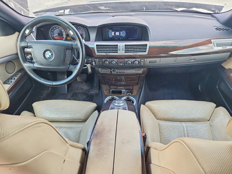 Photo 8 from auction – 2007 BMW 750 with VIN WBAHL83587DT11031