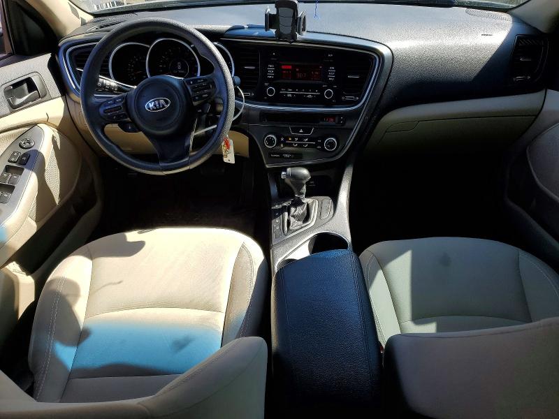 Photo 8 from auction – 2015 KIA OPTIMA with VIN 5XXGM4A77FG461919