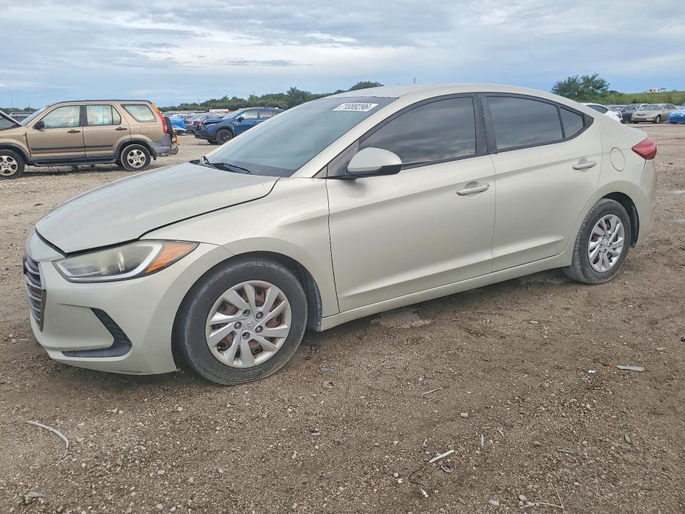 HYUNDAI ELANTRA 2017 с VIN 5NPD74LF2HH177572 - Снимка от търг