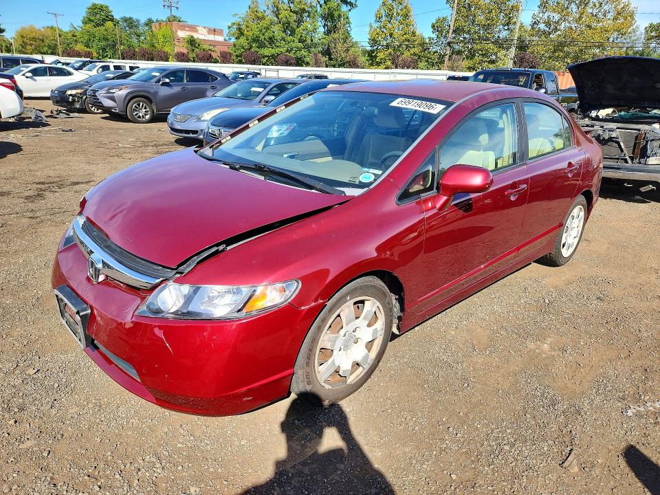 HONDA CIVIC 2008 with VIN 1HGFA16598L092589 - Photo from auction