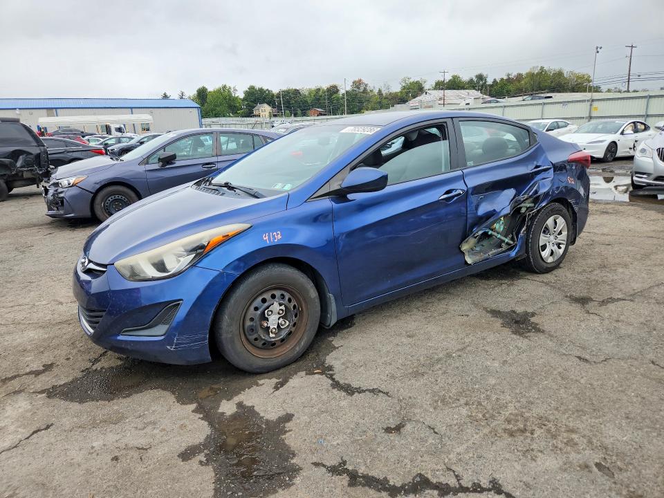 HYUNDAI ELANTRA 2016 с VIN 5NPDH4AE9GH680389 - Снимка от търг