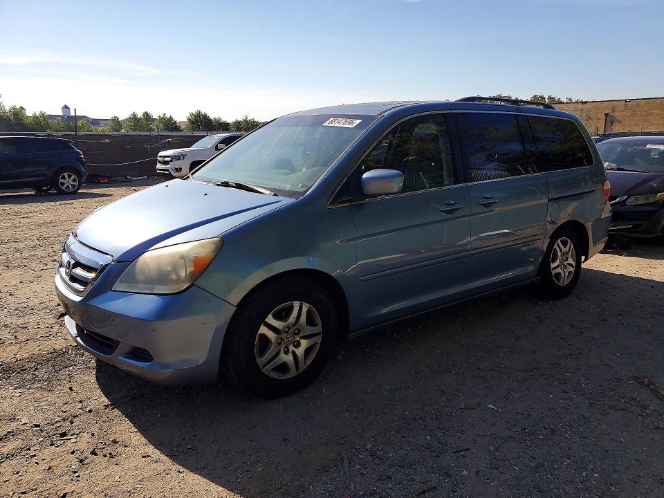 HONDA ODYSSEY 2007 with VIN 5FNRL387X7B107425 - Photo from auction