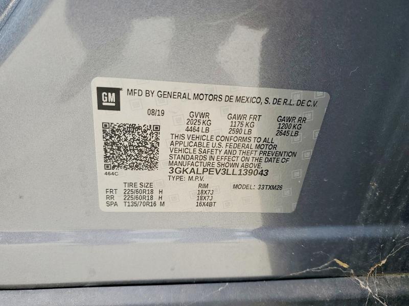 Photo 14 from auction – 2020 GMC TERRAIN with VIN 3GKALPEV3LL139043