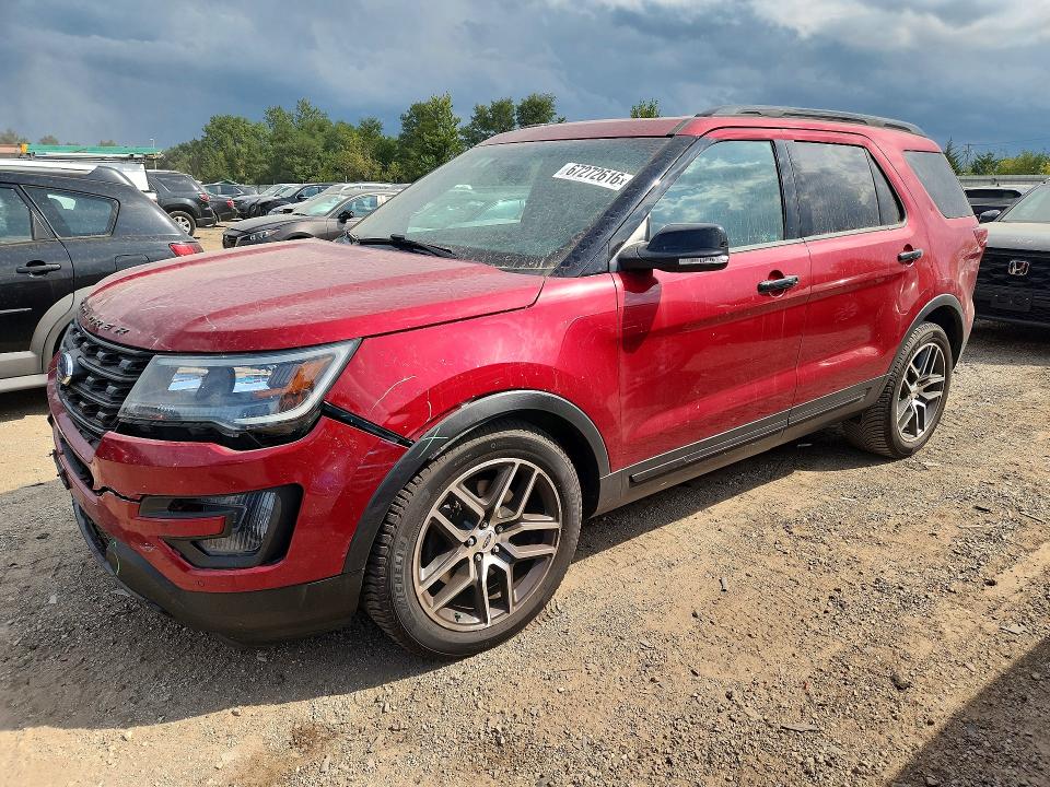 FORD EXPLORER 2016 with VIN 1FM5K8GT0GGA06876 - Photo from auction
