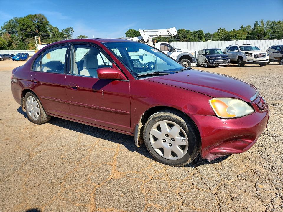 Снимка 4 от търг – 2002 HONDA CIVIC с VIN 1HGES26722L034797