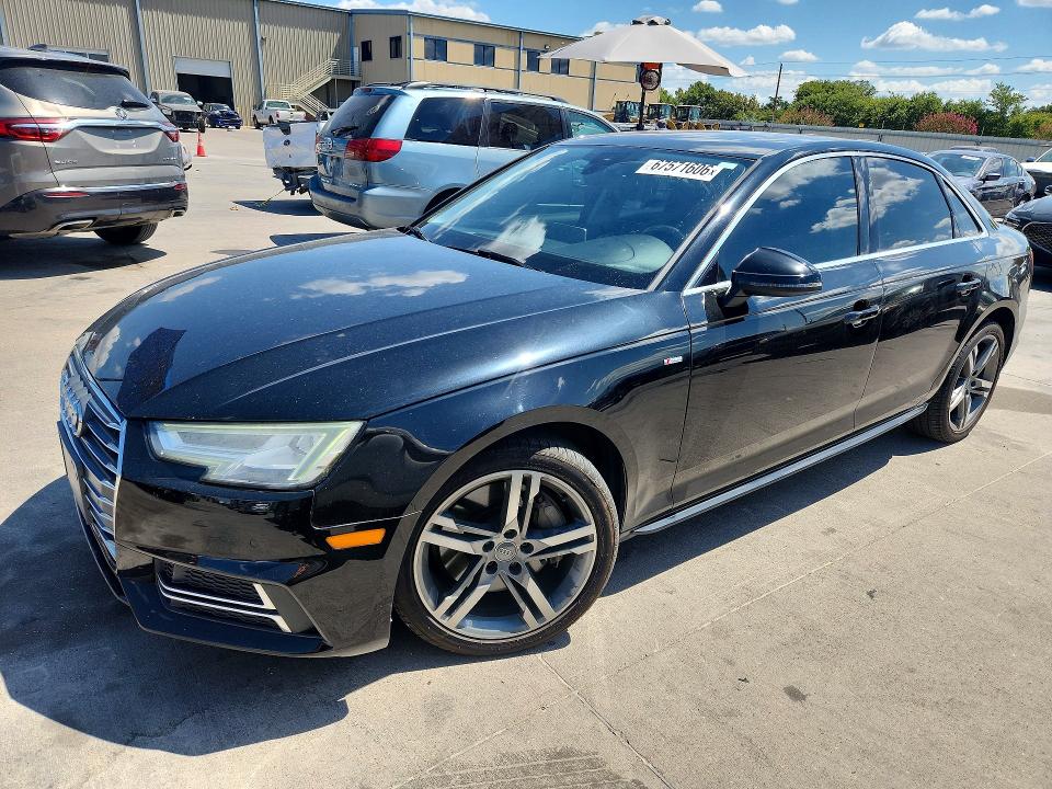 AUDI A4 2017 with VIN WAUENAF4XHN005712 - Photo from auction