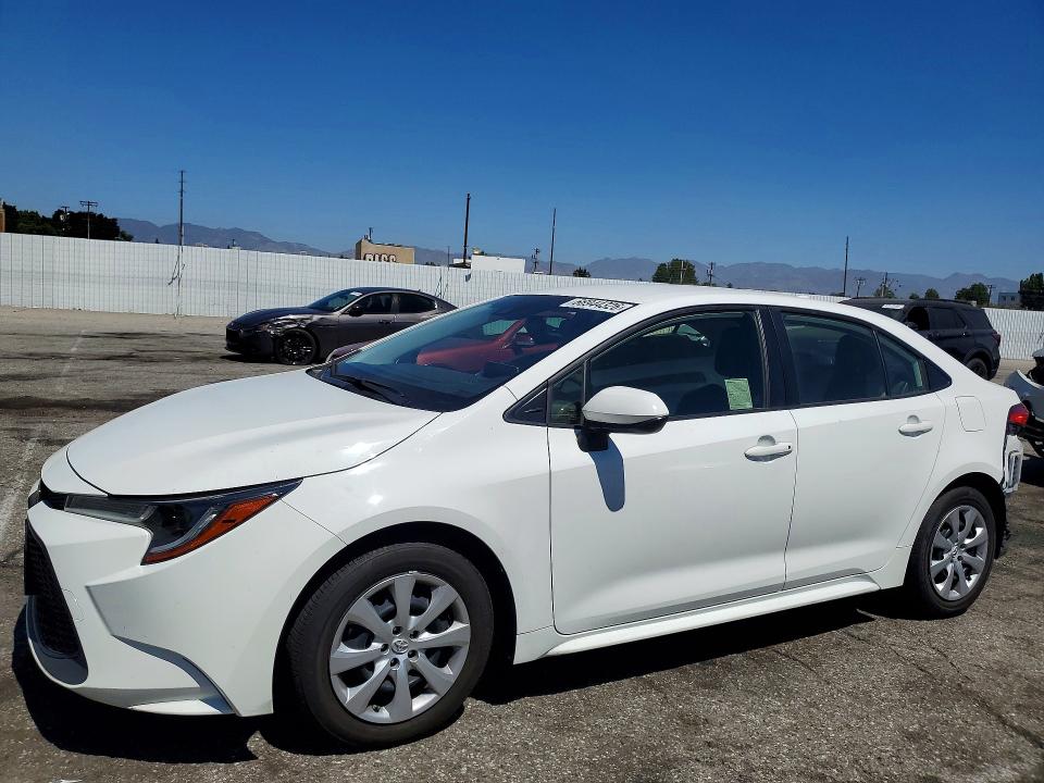 TOYOTA COROLLA 2020 with VIN JTDEPRAE2LJ104066 - Photo from auction