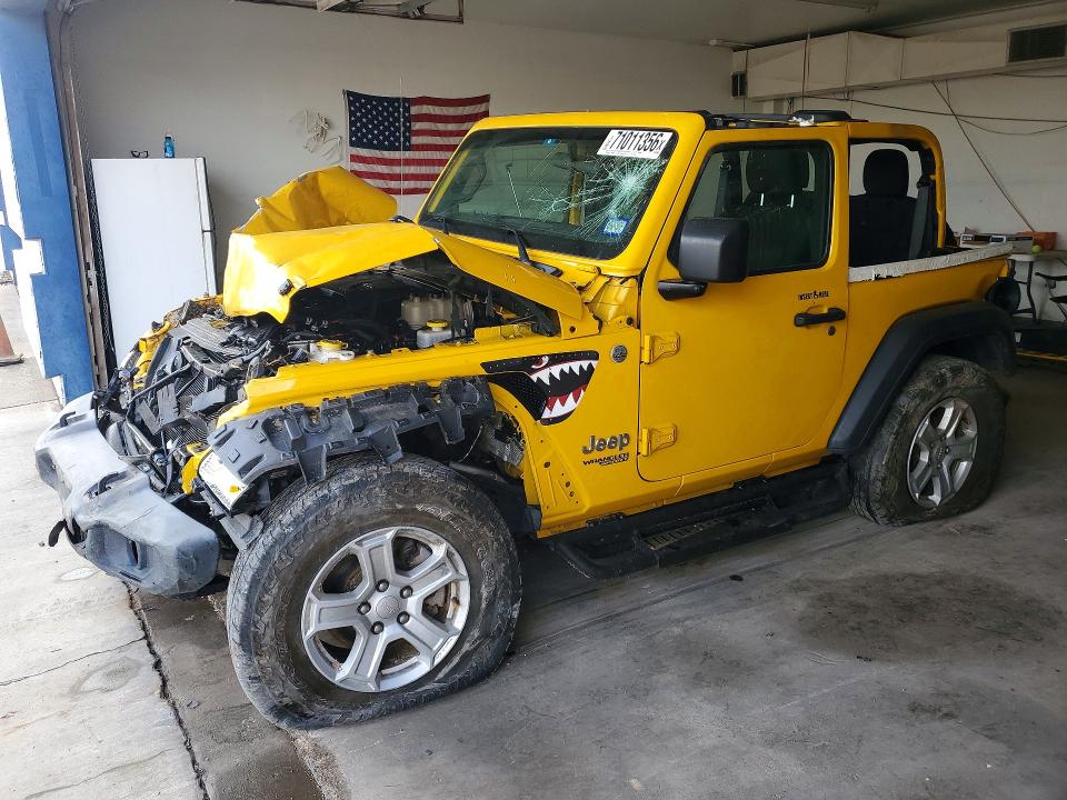 JEEP WRANGLER 2019 с VIN 1C4GJXAG7KW534354 - Снимка от търг