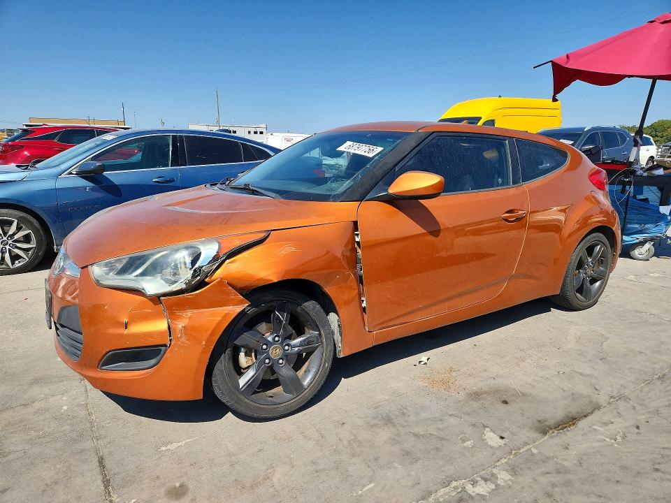 HYUNDAI VELOSTER 2013 с VIN KMHTC6AD4DU093222 - Снимка от търг