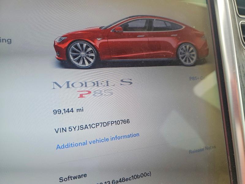 Foto 9 de la subasta – 2013 TESLA MODEL S con VIN 5YJSA1CP7DFP10766